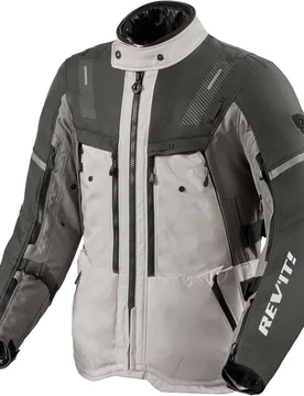 Giacca Moto Sand 5 H2O Argento Antracite taglia 2XL - Rev'it - FashionsVida