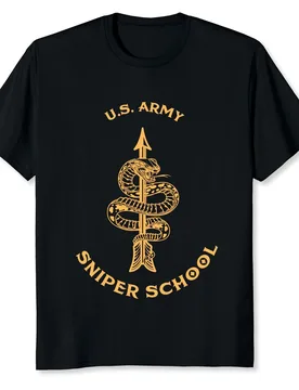 Long Range Precision US Army Sniper School T-Shirt 100% Cotton O-Neck Short Sleeve Summer Casual Mens T-shirt Streetwear - Aliexpress - FashionsVida