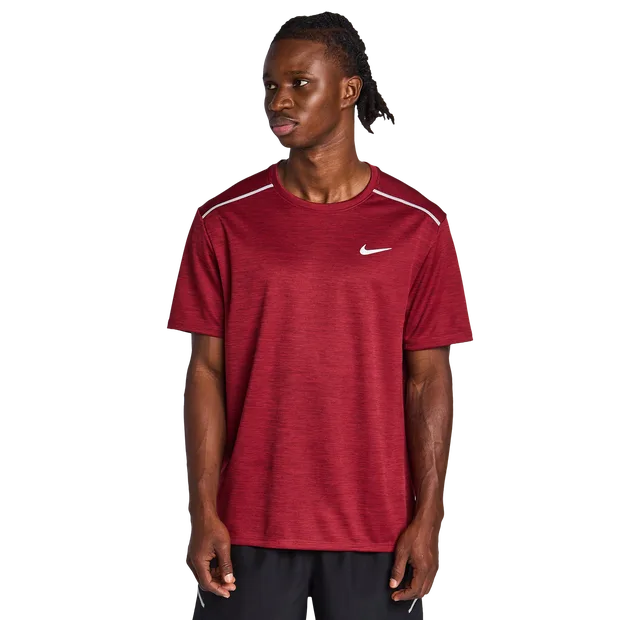 Miler Men T-Shirts - Red - Size S - Poly Woven - Red - Size: Small - Nike - FashionsVida