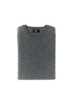 Maglione misto lana GRIGIO XXL