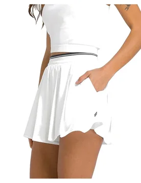 Velocity Pleated Lined Shorts Bright White L - Wilson - FashionsVida