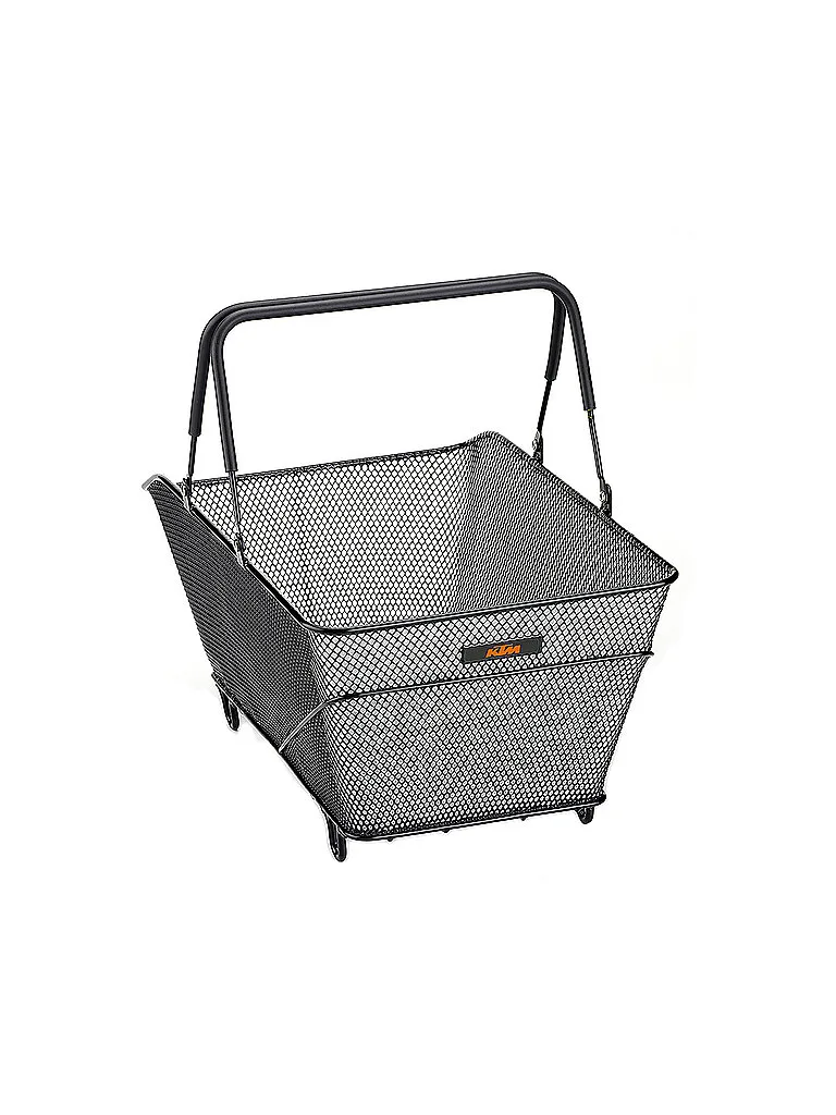 Cesto per bicicletta Basket Long Racktime Snap It 2.0 nero - KTM - FashionsVida