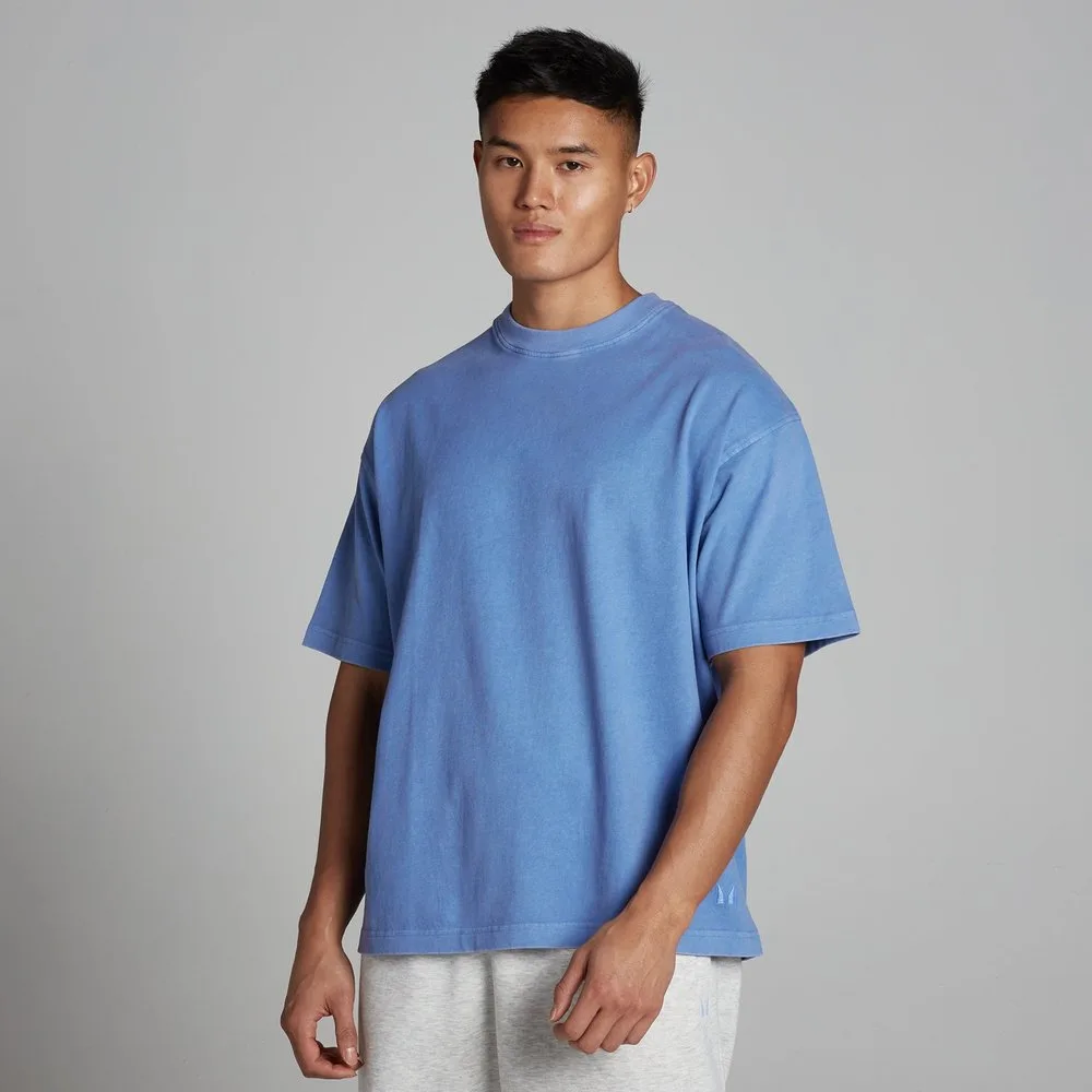Camiseta de algodón oversize lavada para hombre de MP - aciano - XS - MyProtein - FashionsVida