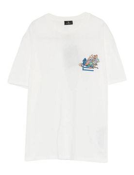 Etro T-shirt con logo ricamato