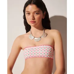 Top bikini etnico y feston de mujer