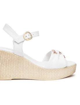 Sandali E615980d White EU 36 - Nero Giardini - FashionsVida