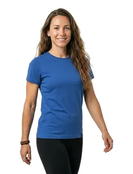 T-shirt à Manches Courtes Crossover 20192 Azure Blue 5XL