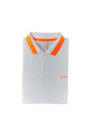 SUN68 Polo in cotone PANNA XXL