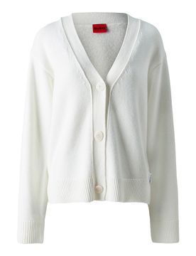 HUGO Cárdigan 'Selsar' blanco