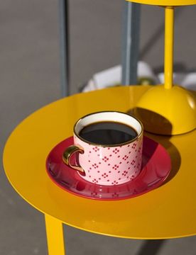 Sinsay - Tazza con piattino - rosa