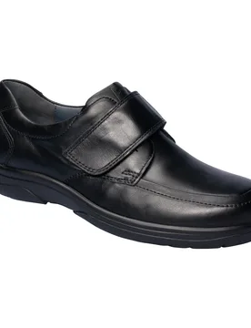 Herren-Halbschuh Ken 43 schwarz - Waldläufer - FashionsVida