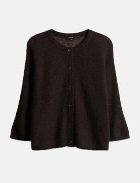 Boxy Strickjacke Daris Braun 42