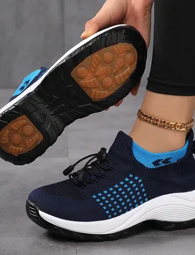 Trend Outdoor Women Walking Sneakers Fashion Jogging Sock Shoes Youth Girls Trainers Breathable No-Slip Loafers Sneakers Women - Aliexpress - FashionsVida