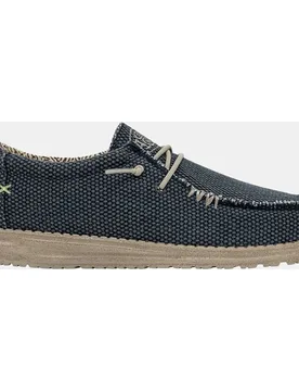 Zapatos de cordones Wally Braided de hombre en textil con suela Ultralight - HeyDude - FashionsVida
