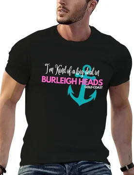Big Deal in Burleigh Heads T-Shirt Classic Graphic Short Sleeve Top - Aliexpress - FashionsVida