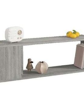 Wandregale Meuble Tv Sonoma Gris 100x24x32 Cm Bois D'Ingénierie Einheitsgrösse