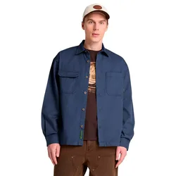 Camicia A Maniche Lunghe Twill Overshirt Mood Indigo 2XL