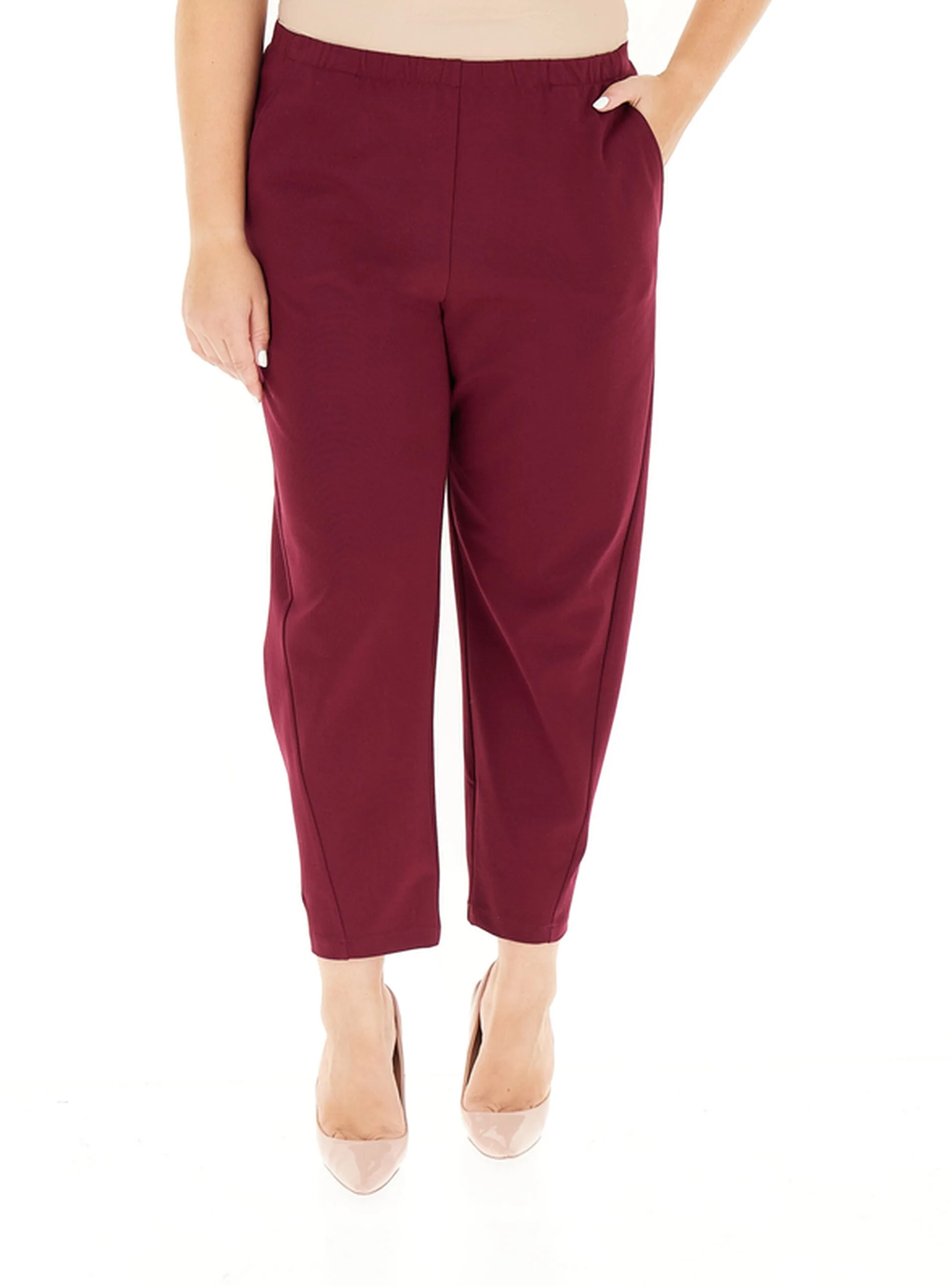 Pantalone misto viscosa BORDEAUX S - JURERE - FashionsVida
