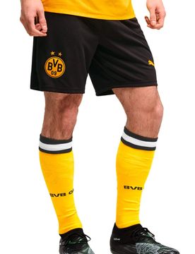 Borussia dortmund 26/27 primera equipacion pantalones fútbol oficiales Negro (XL)