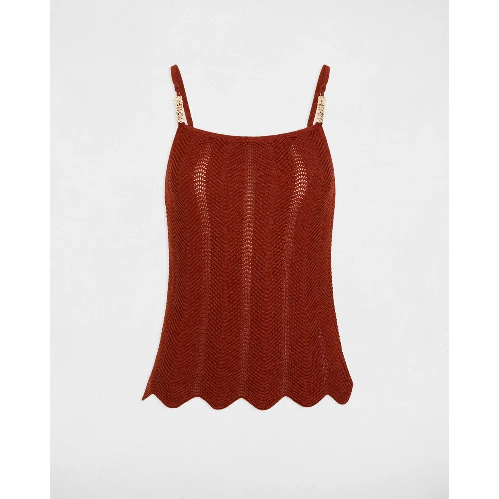 Top de mujer punto tirantes finos - Morgan - FashionsVida