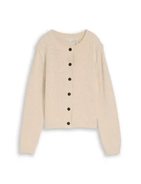 Knit crispy cotton cardigan female