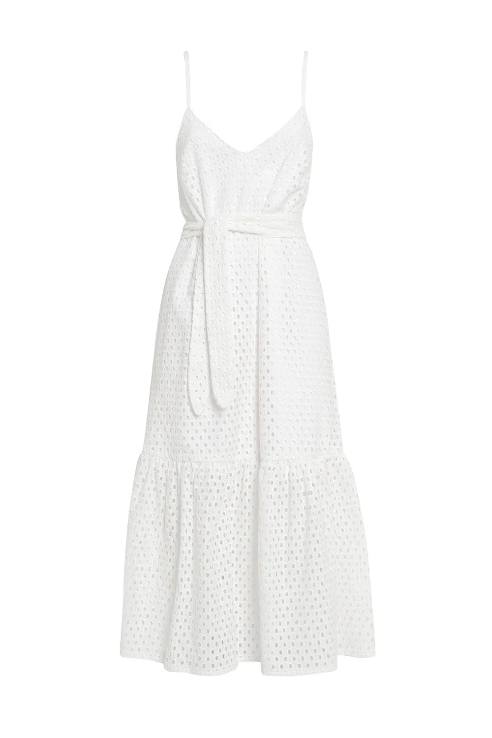 Lido White Celia Dress - XS - Paolita London - FashionsVida