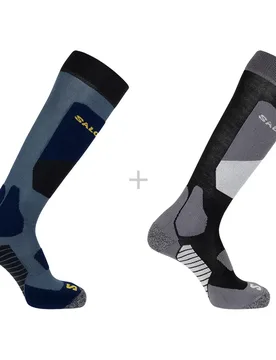 Chaussettes S/access 2 Unités Black / Copen Blue EU 36-38 Homme - Salomon - FashionsVida