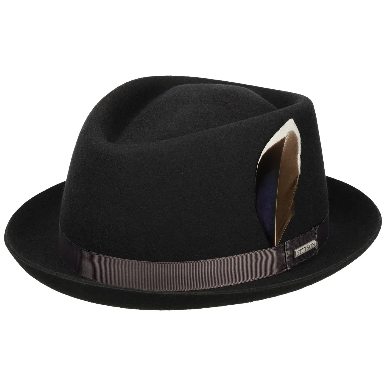 Stenbrick Diamond Wool Hat by - black - Female - Size: L (58-59 cm) - Stetson - FashionsVida
