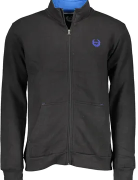 Herren Langarm-Sweatshirt Schwarz AU00595-FOSSILE_NERO_BLACK
