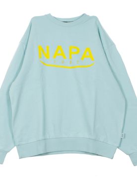 Felpa Girocollo Uomo B-arosa Crew Sweat Light Blue
