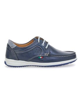 Scarpe Stringate 080 Blu 45