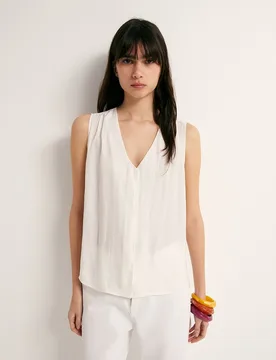 Sfera - Top fluido pico - Sfera - FashionsVida