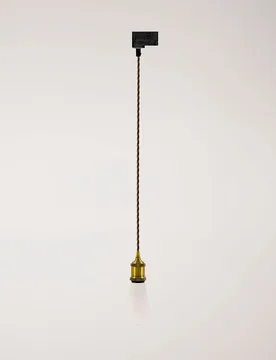 Cables Lampe Suspendue Sans Ampoule Vintage Track Powergear Satin Brass One Size - Creative - FashionsVida
