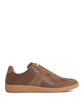 Sneaker In Nappa E Camoscio