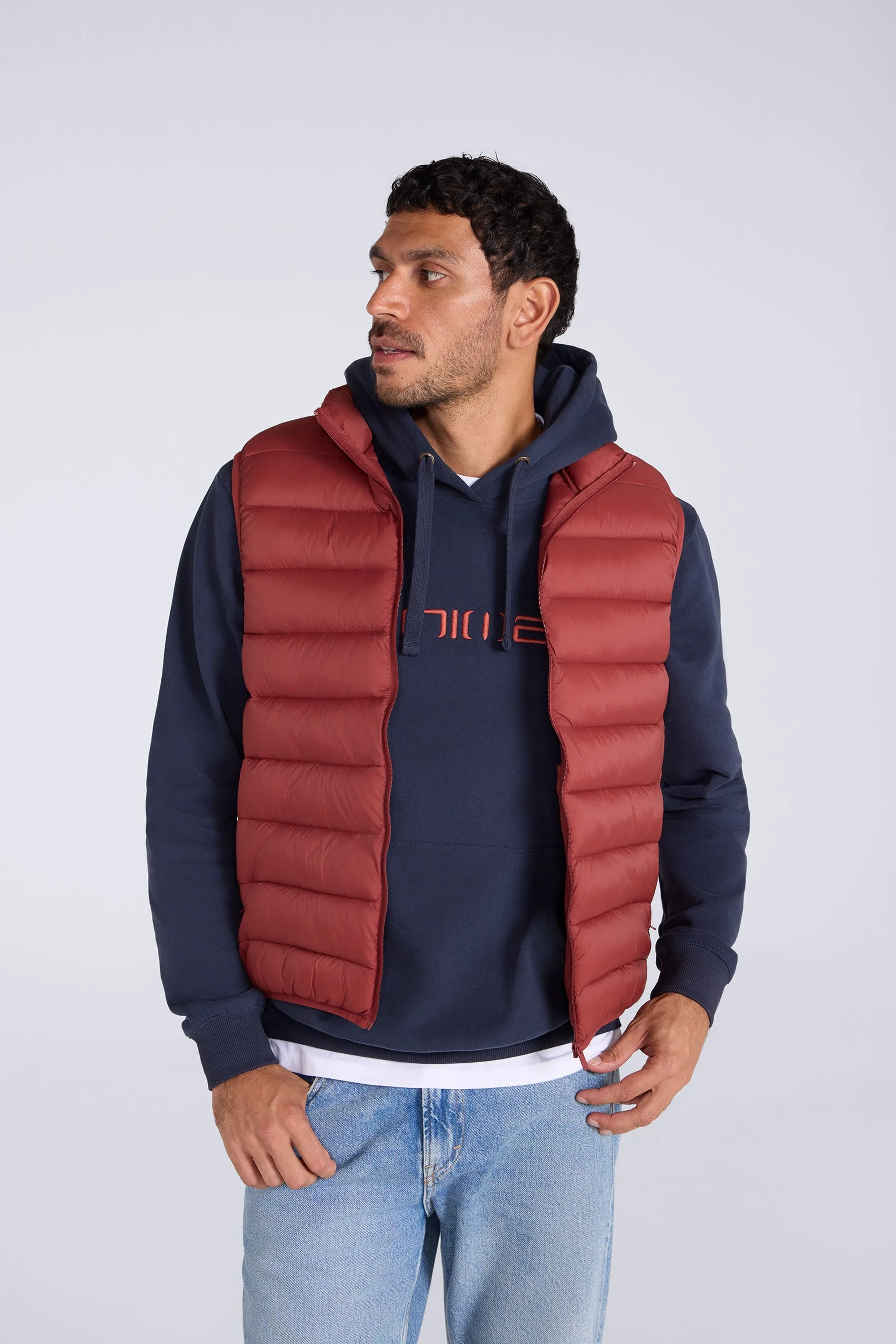 Animal Light Cosi Mens Gilet - Red - Animal - FashionsVida