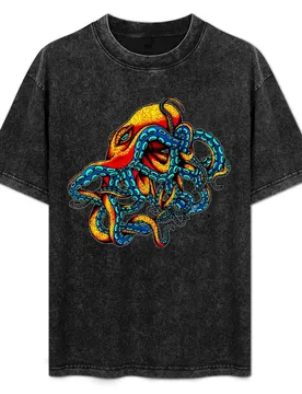 OCTOPUS T-Shirt Plus Size Simple Casual Top - Aliexpress - FashionsVida