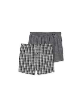 Boxershorts Lot de 2 noir gris XL - Schiesser - FashionsVida