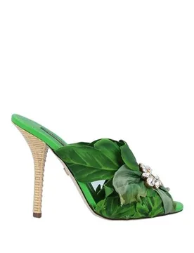 Dolce&Gabbana Sandalias Mujer Verde 36 Mujer - Dolce & Gabbana - FashionsVida