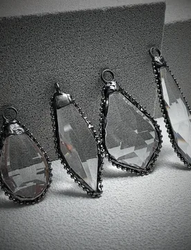 YEEVAA Vintage Style Acrylic Crystal Shape Pendant For DIY Jewelry Making Accessories Halloween Decoration - Aliexpress - FashionsVida