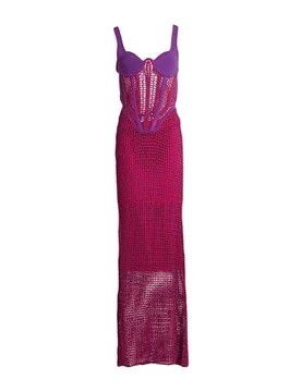 Maxi-Kleid Damen Magenta L,M Damen - Dion Lee - FashionsVida