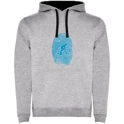 Sweat à Capuche Biker Fingerprint Two-colour