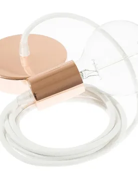 Cables Suspension Luminaire Rc01 1 M Diy White / Copper One Size - Creative - FashionsVida