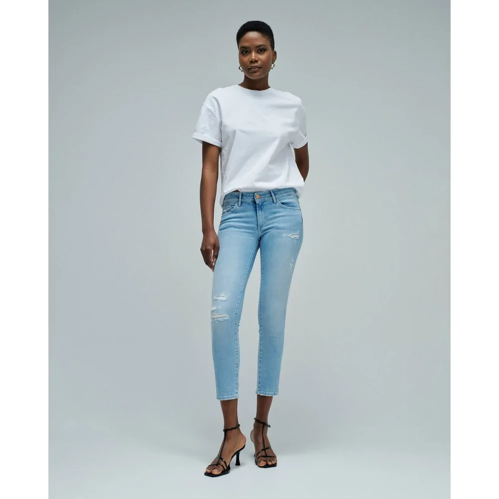 Vaqueros wonder push up cropped skinny de mujer - Salsa Jeans - FashionsVida