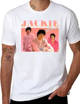 Jackie Chan Pink T-Shirt men t shirt cotton 100% t shirts cotton 100% T-Shirt - Aliexpress - FashionsVida