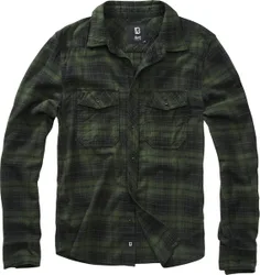 Flanellhemd - Checkshirt - S bis 4XL - für Männer - Größe L - grün - Männer - male