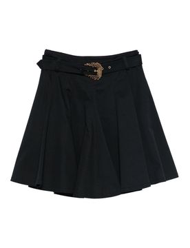Minigonna In Cotone Con Cintura
