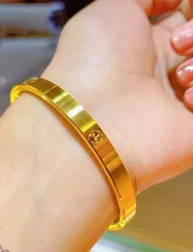 Authentic Vietnamese - with engraved patterns and diamond detailing, gold-plated version, star bracelet for w - Aliexpress - FashionsVida