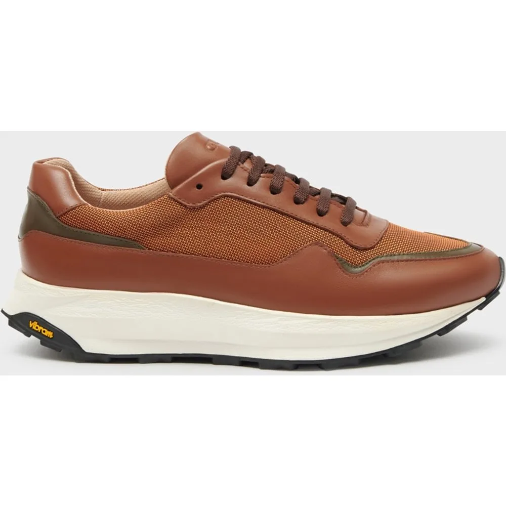 Zapatillas de hombre de piel con cordones - Glent - FashionsVida