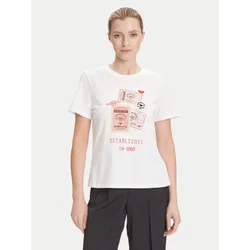 T-Shirt Ara 2525976041 Weiß Regular Fit XS female