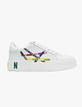 ICON scarpe uomo arcobaleno bianco